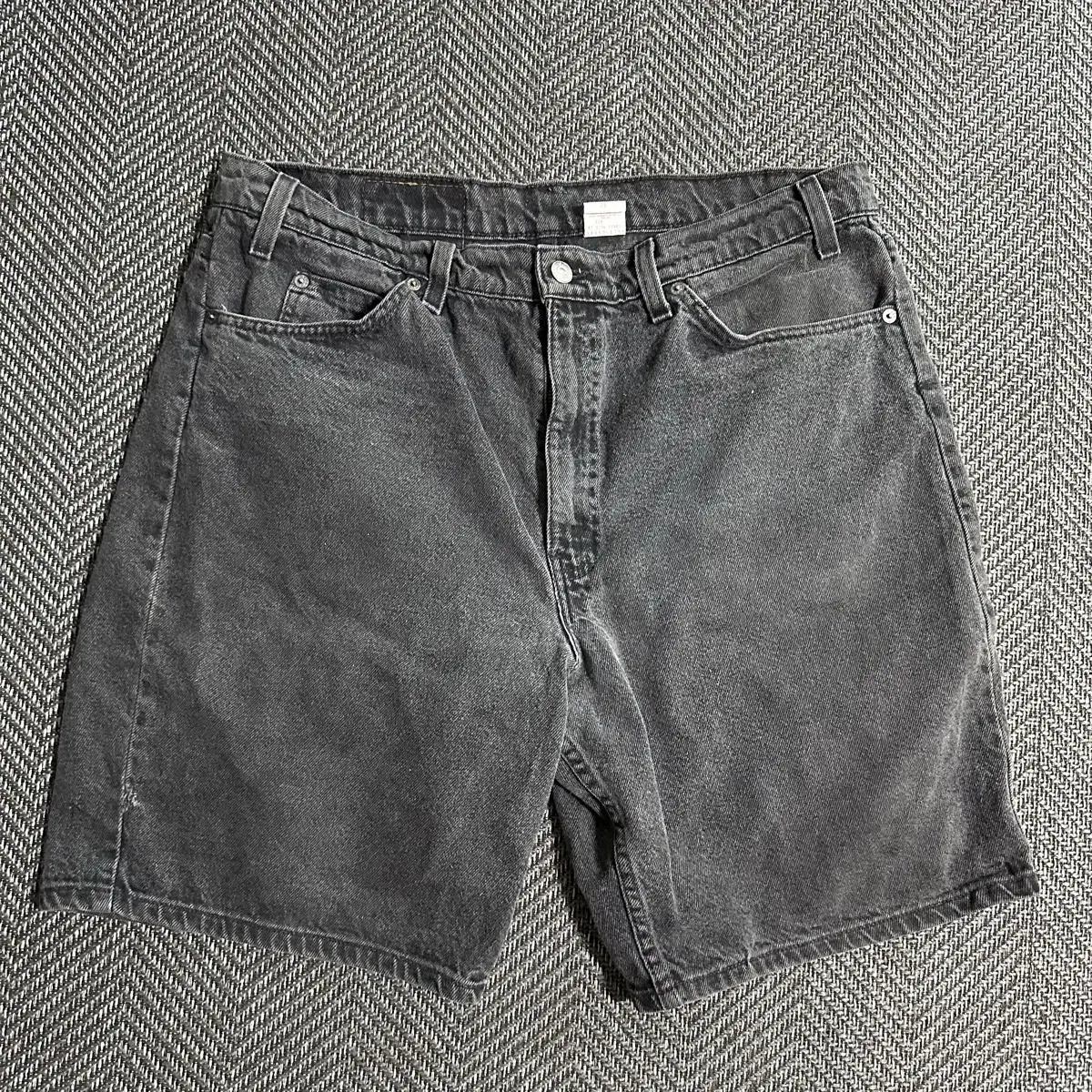 90s Levis 550 흑청 반바지